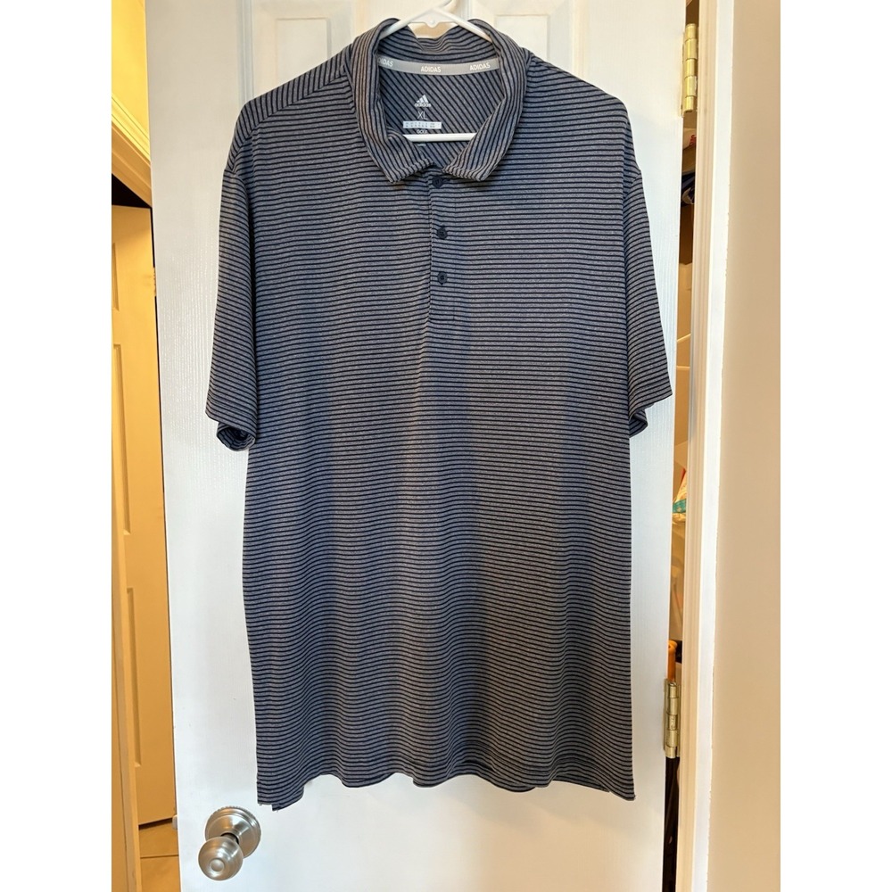 adidas Men's Golf Polo Shirt Blue Two Tone‎